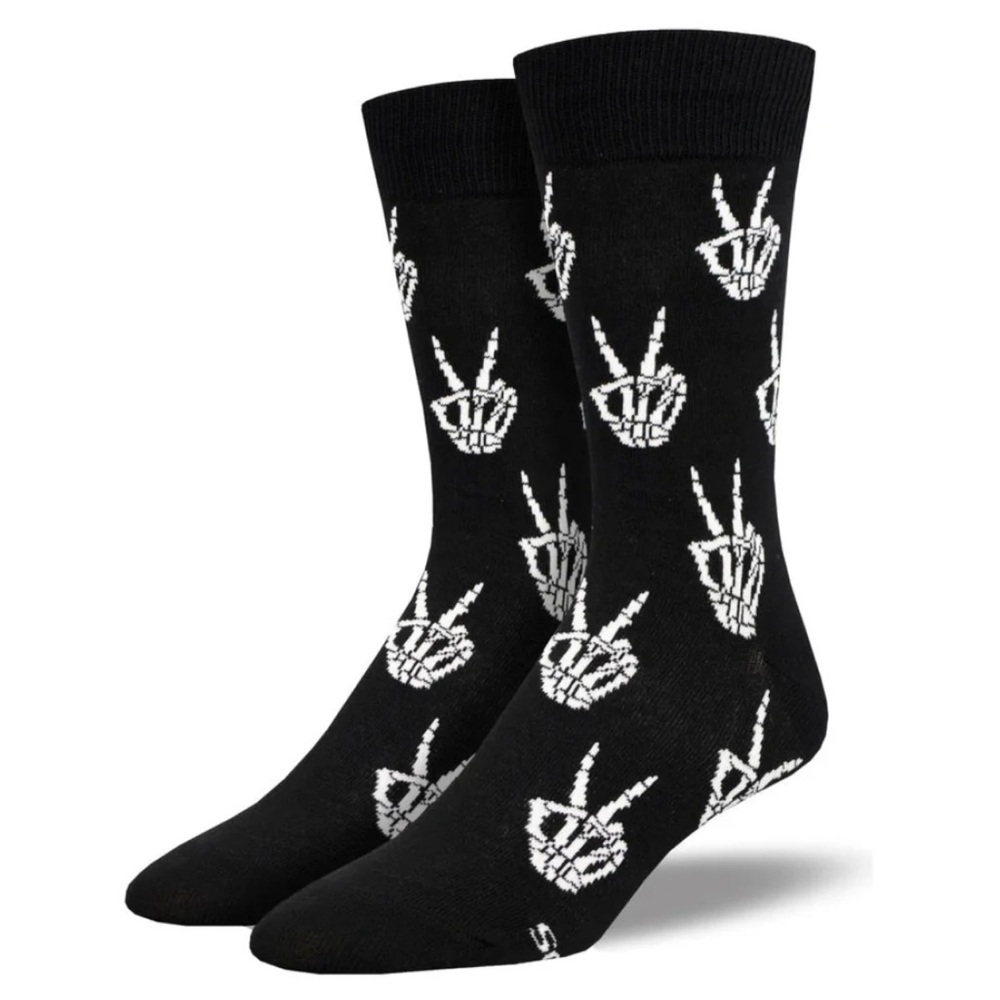 Men's RIPeace Socks Black & White